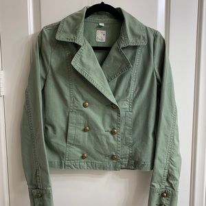 Roxy Green Denim Jacket